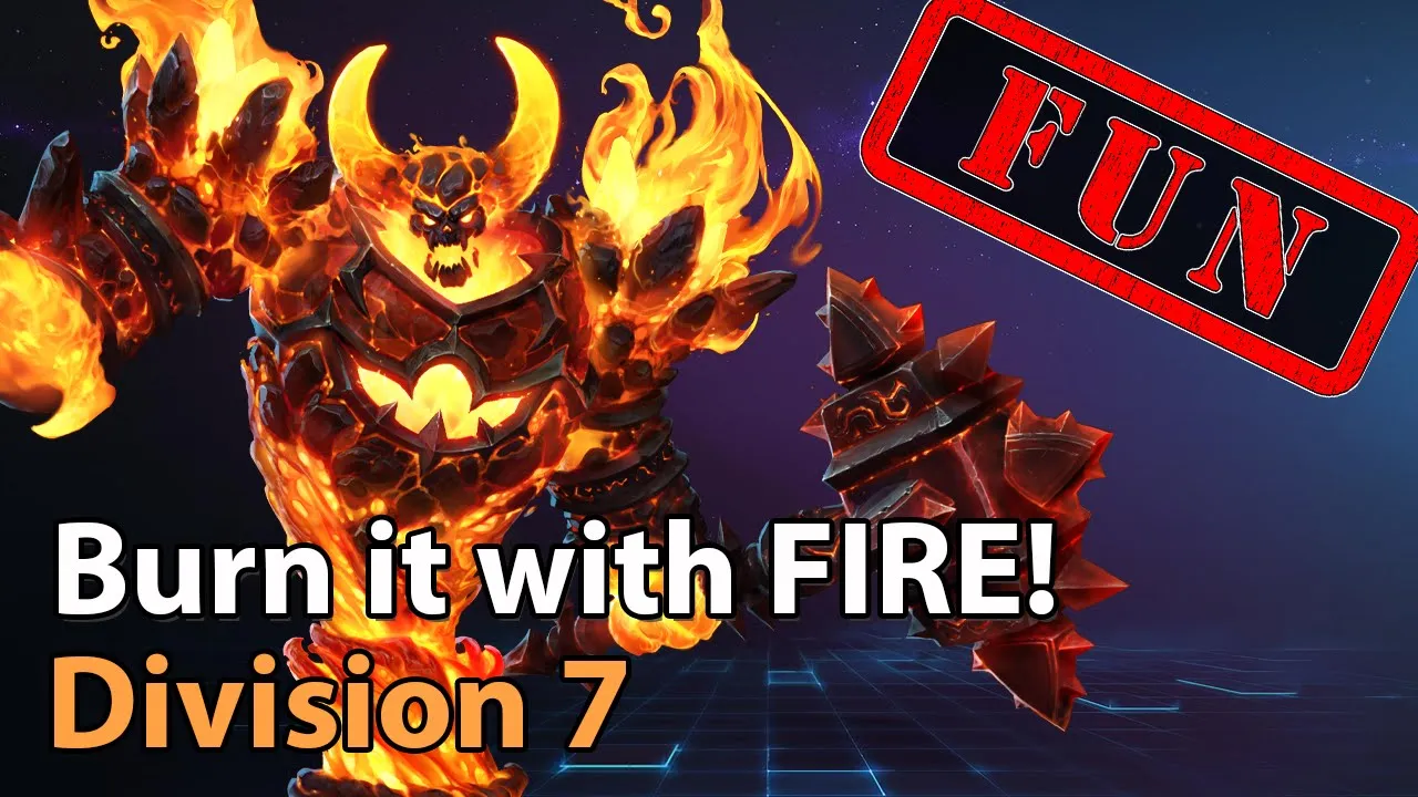 ► Burn it with FIRE! -  Division 1 - Heroes of the Storm Amateur Play