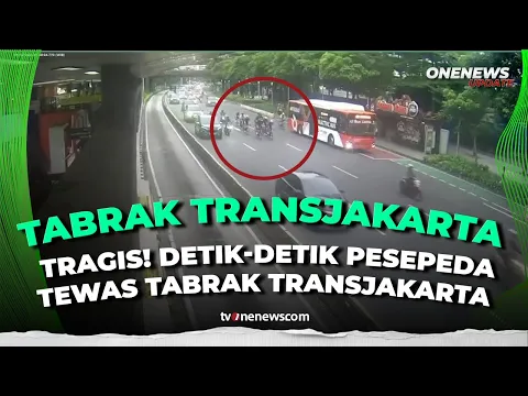 Rekaman CCTV Ungkap Peristiwa Tragis Kecelakaan Pesepeda VP SKK Migas