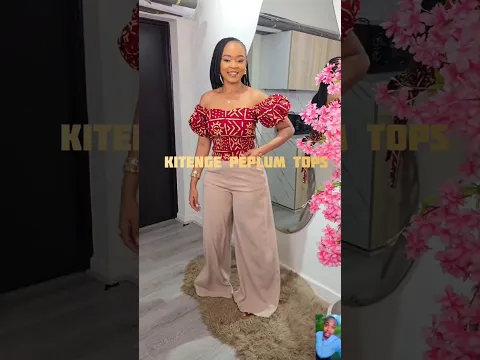 Kitenge Peplum tops #latestafricaprint #zamakalefashion #zamakalefashion