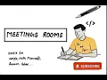 Meeting Rooms Rooms Needed Greedy Priority Queue Solution MAANG Interview Prep