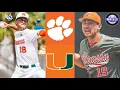 Clemson vs Miami Highlights Game 3 2024 College Baseball Highlights