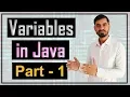Variables in Java by Deepak Hindi - Part 1