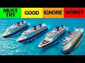Ranking EVERY Disney Cruise Ship Worst to Best
