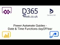 Power Automate Expressions How To dayOfYear