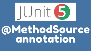 Sources of Arguments - MethodSource annotation in Parameterized Tests