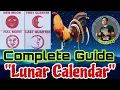 Lunar Calendar How to read Paano basahin ang Lunar Calendar Moon Phases