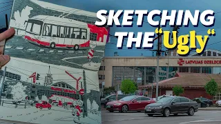 drawing the ugly side of my city