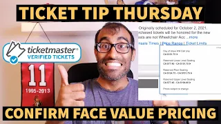 SECRET HACK TO FIND THE FACE VALUE OF TICKETS ON TICKETMASTER TICKET TIP THURSDAY