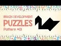 BRAIN DEVELOPMENT PUZZLE TANGRAM PATTERN FOR KIDS MATHEMATICAL SKILLS SPATIAL INTELLIGENCE