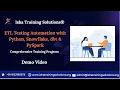 ETL Testing Automation with Python Demo on 11th July 2026