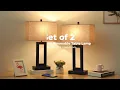 Top 5 Table Lamps For Bedroom Set Of 2 On Amazon 2022