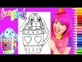 Coloring Lisa Frank Easter Bunny Rainbow Coloring Page Prismacolor Pencils KiMMi THE CLOWN