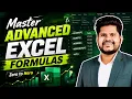 Master Top 10 Advanced excel formulas in 1 Hour Excel tutorial 2026