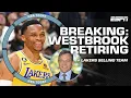 BREAKING Russell Westbrook retiring Lakers being sold to Josh Kushner Bob Iger NBA Today
