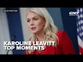 Karoline Leavitt s top moments as White House Press Secretary