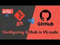 Git and Github for beginners in Tamil How to configure git and github in Visual Studio Code Tamil