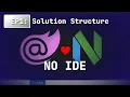 nvim C Blazor in the Terminal Ep 1 Solution Structure and Frontend
