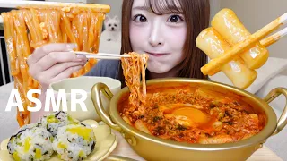 【ASMR】甘辛ラッポッキとチュモッパもっぱん🔥🍙【mukbang】