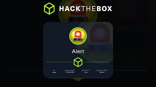 Alert HackTheBox Easy