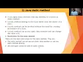 Static Methods and Constructors in Java