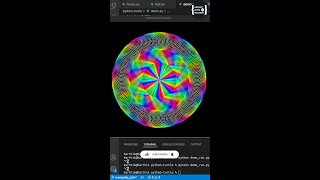 Python Turtle Graphics 7 multi colors designs