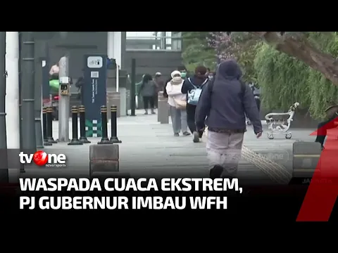 Waspada Cuaca Ekstrem, PJ Gubernur DKI Imbau Karyawan WFH