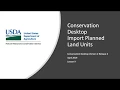 CD2 2 Lesson 9 Import Planned Land Units