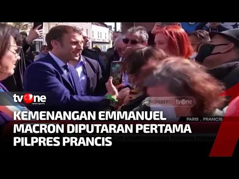 Emmanuel Macron Memenangkan Putaran Pertama Pilpres Prancis