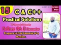 program 15 To find factorial of a number using Do while loop C C of BCom CA II Semester