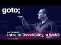 Web3 Intro for Developers Roy Osherove GOTO 2022