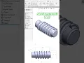 Swept Boss - Profile twist Worm Gear Solidworks Tutorial