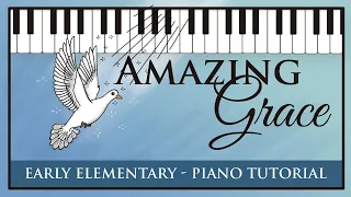 amazing grace easy piano tutorial sheet music