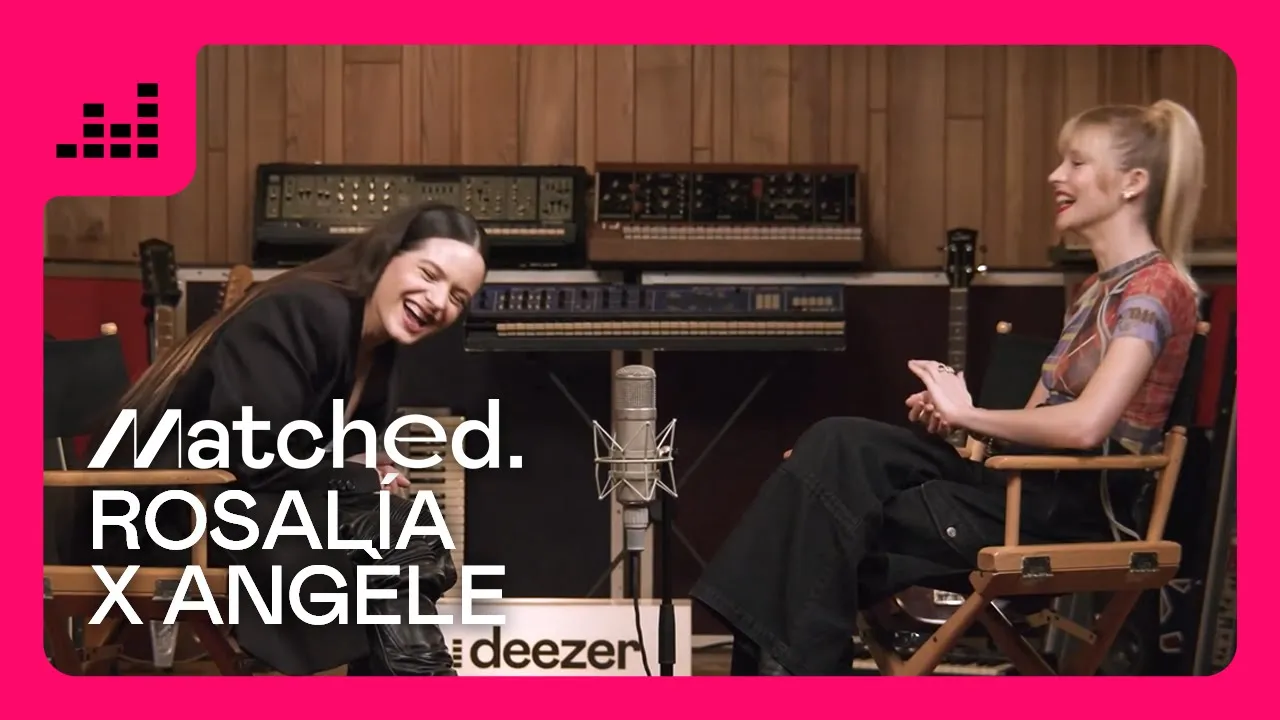 Rosalía x Angèle meet for the first time | Matched interview | Deezer