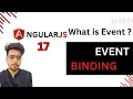Angular Event Binding Explained Event Binding Angular 17 in Hindi