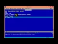 Setting Up A Loop In QBASIC Screen By Hamad Baig