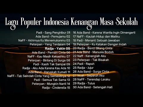 Download MP3 Lagu Populer Indonesia Kenangan Masa Sekolah | Padi Ada Band Naff Peterpan Radja
