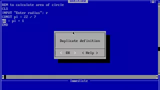 Introducing REM CONST READ DATA and RESTORE statements QBASIC Tutorial - 3