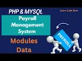 Payroll Management System in PHP Modules Data