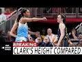 Caitlin Clark s height compared to fellow star Angel Reese as they exchange blows