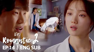 lee seong kyoung is unable to bear it she punches him dr romantic 2 ep 14 