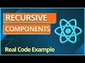 Recursive React Components A real world example