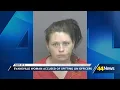 EPD Evansville woman spits on officers during arrest