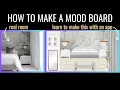How to Make a Mood Board in Morpholio Board Interior Design Tutorial Step by Step