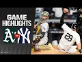 A's vs. Yankees Game Highlights (4/24/24) | MLB Highlights