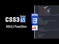 65 function CSS attr function
