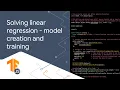 TensorFlow js tutorial A neuron implementation for linear regression