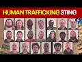 Sting arrests 20 men in human trafficking crackdown