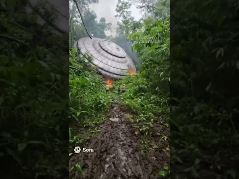 UFO CRASH LANDING!!