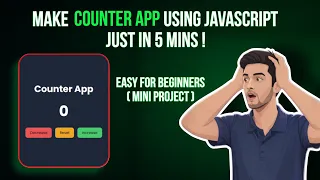 Build a Counter App Using HTML CSS JavaScript Step-by-Step Tutorial for Beginners 2025