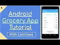 5 Custom ListView Layout Android Grocery List App Complete